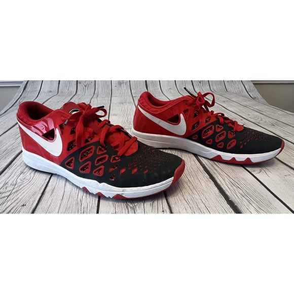 Nike GEORGIA BULLDOGS Shoes 10.5 UGA Train Speed 4 Red Black main image 5